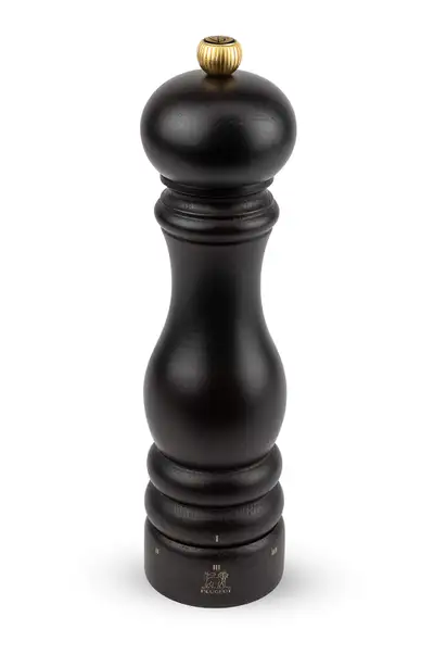 Peugeot Manual Pepper Mill Dark Brown. Dimensions H 11" x D 2.25" Retails $80 new.