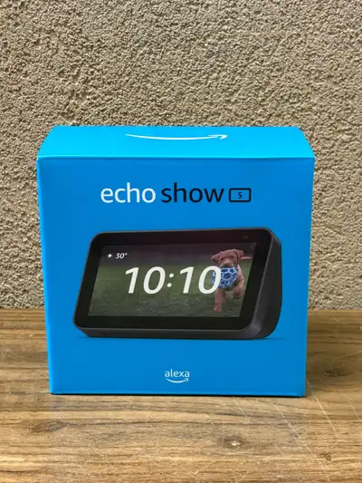 This brand new Amazon Echo Show 5 features a crisp 5.5-inch touchscreen smart display and is ready t...