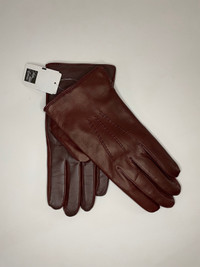 Saks Fifth Avenue Tech Touch Cashmere Leather Gloves