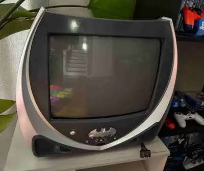 This vintage Batman-themed CRT television is a rare find perfect for collectors or anyone looking to...