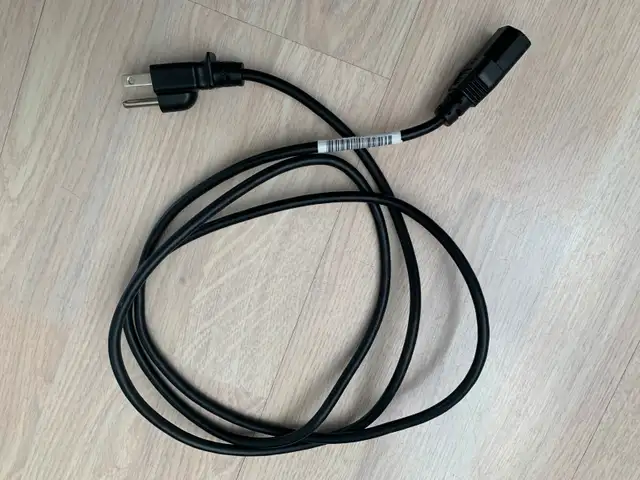 Computer/Monitor Power Cord Cable in Cables & Connectors in Gatineau - Image 2