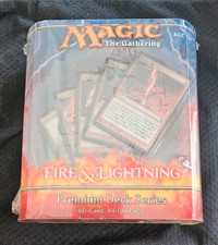 MTG PREMIUM DECK FIRE & LIGHTNING, KHANS OF TARKIR FAT PACK