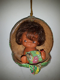 Vintage Hawaiian Baby Rubber Doll