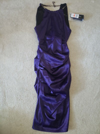 Purple Le Chateau Cocktail Dress