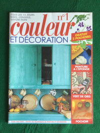 Couleur et Décoration No. 1 ,2 pochoirs inclus