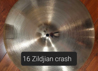 Zildjian 16 and 18 Inch Crash Cymbals