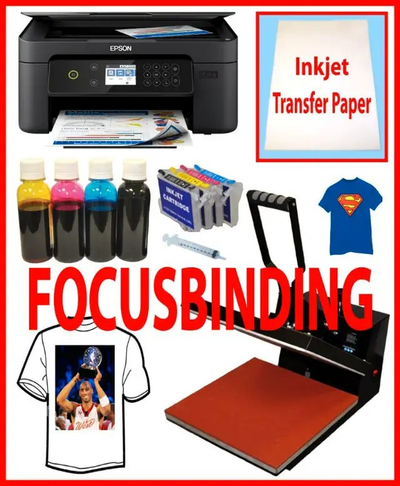 The "New 15x15 Heat Press Epson All-in-One wireless Printer, PU Vinyl Heat Transfer Package" is idea...