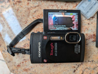 Olympus Stylus Tough flip screen optical zoom camera