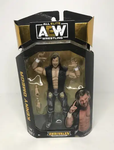 AEW Unrivaled Kenny Omega Series 4 #28 Jazwares Wrestling Action Figure. New sealed.