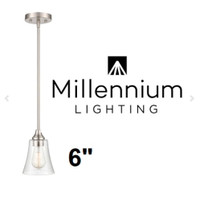 Millennium Lighting Caily 6" Wide Mini Pendant- NEW