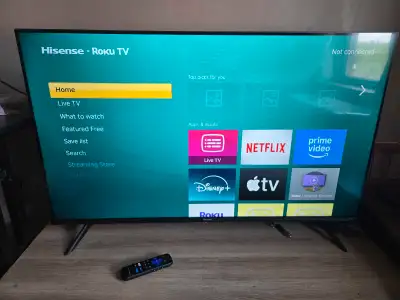 43" Hisense Ultra HD Roku Smart TV, View more