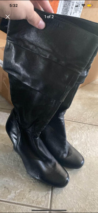 Aldo leather boots size 6 