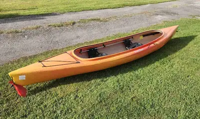 This used Old Town kayak, with a tandem seat configuration, is ready for your next aquatic adventure...