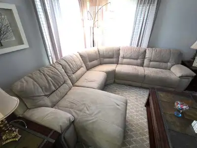 suede leather sectional, View more