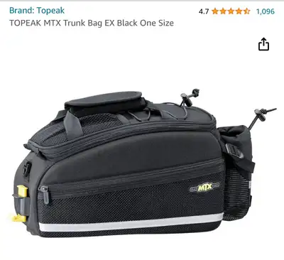 Topeak MTX Trunk Bag EX (brand new)
