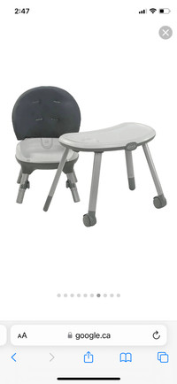 Graco floor table and high chair 