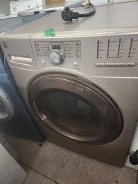 KENMORE front load type electric dryer with steam option 250.00.