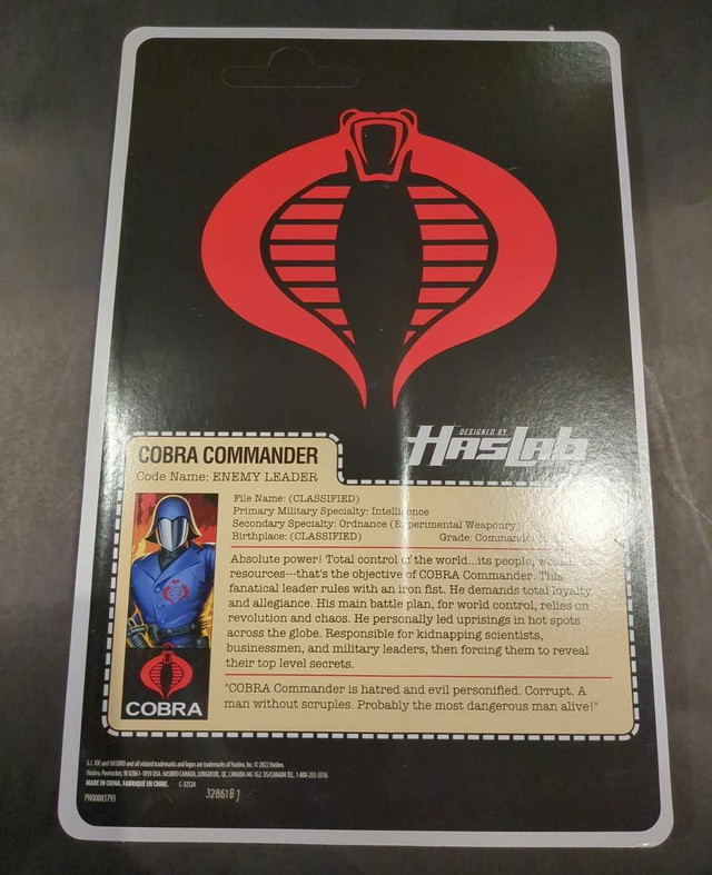 Gi Joe Classifed Haslab Cobra Commander (Mickey Mouse Varient) in Toys & Games in Markham / York Region - Image 2