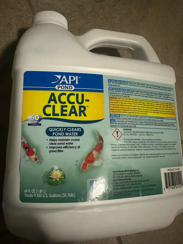 API Accu-Clear Pond Water Treatment in Plants, Fertilizer & Soil in Guelph - Image 2