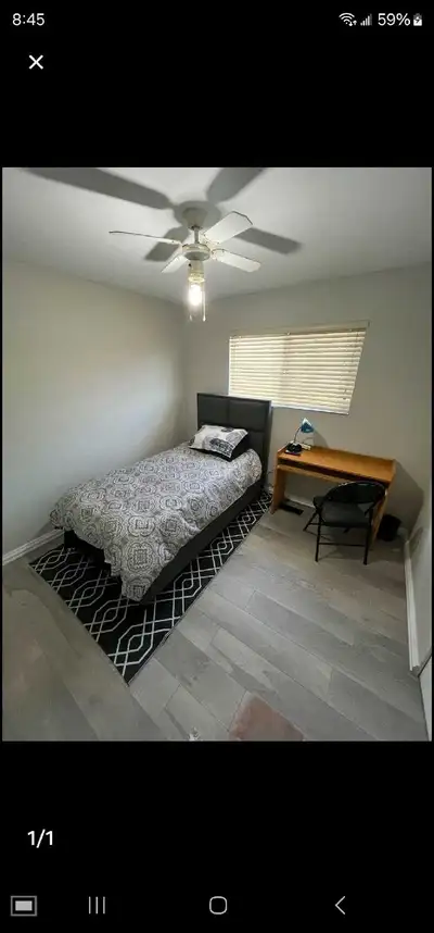 I am renting out a clean and comfortable room, ideal for students or professionals seeking a quiet l...
