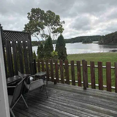Beautiful ocean front guest house. Newly renovated this spring. Will sleep four people comfortably....