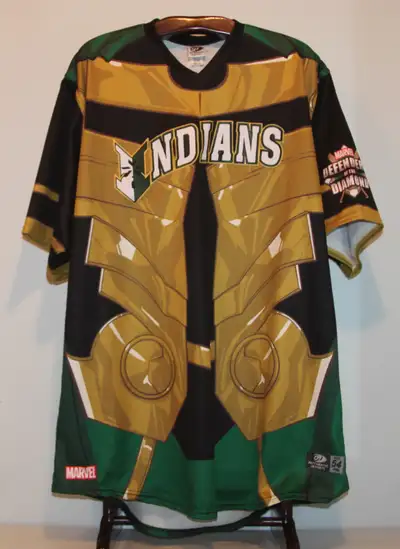 INDIANAPOLIS INDIANS MARVEL DEFENDERS OF THE DIAMOND JERSEY, View more
