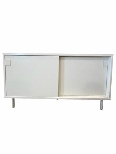 IKEA MACKAPÄR White Sliding Door Storage Cabinet, View more