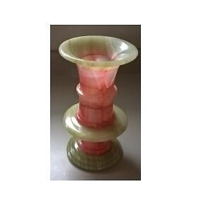 Marble Onyx Alabaster Flower Vase in Arts & Collectibles in Oshawa / Durham Region