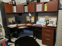 Corner Office desk with side part
