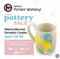 Waterloo Potters’ Spring Sale