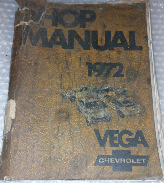 1972 VEGA vega Shop Manual in Other in Kingston