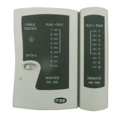 2 piece telephone and network cable tester, View more