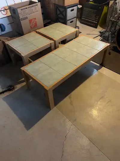 coffee table and end tables , View more