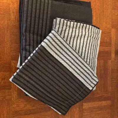 King Duvet Cover Set Black Grey, View more