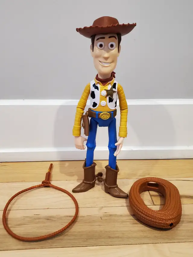 Disney Pixar Woody fromToy Story with Launching Lasso in Toys & Games in Ottawa - Image 2