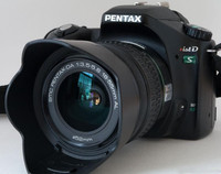 Pentax *ist DS with 18-55mm Lens.