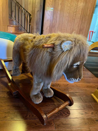 FAO Schwarcz plush rocking lion