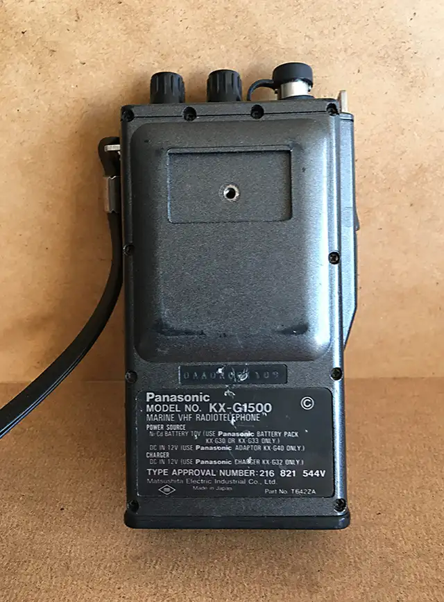 Panasonic KX-G1500 Handheld Marine VHF Radiotelephone for Parts63611957879171121