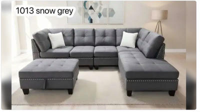 No Tax - Grey Sectional Sofa * sofa * couch * sofa set, View more