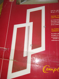Closet Maid Glass Doors- K-2 in each box-white or tan  fin