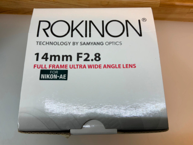 Rokinon 14mm f/2.8 Full Frame lens for Nikon in Cameras & Camcorders in London - Image 3
