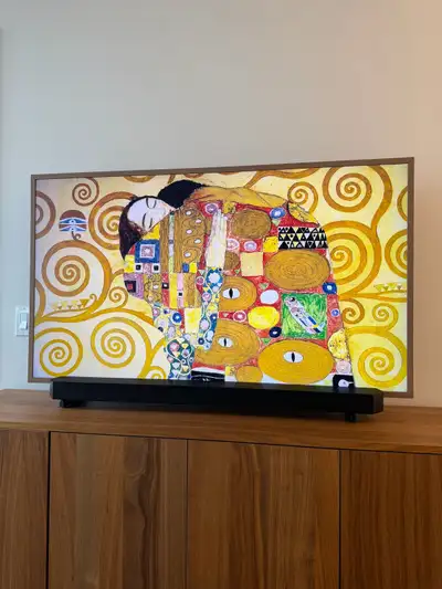 Samsung The Frame 55” + sound system , View more