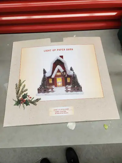 Light Up Paper Barn, View more