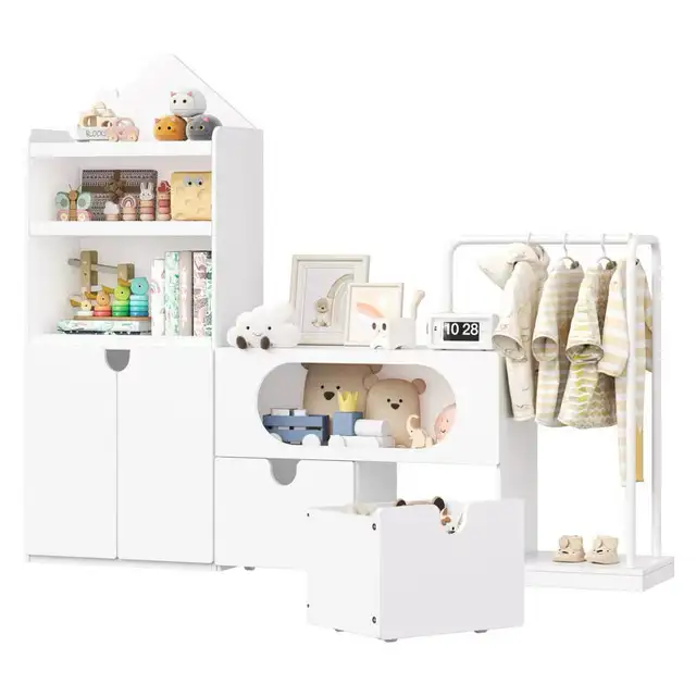 Brand new White Kids Bookcases /Cabinets With 2 Drawers in Bookcases & Shelving Units in Markham / York Region - Image 6