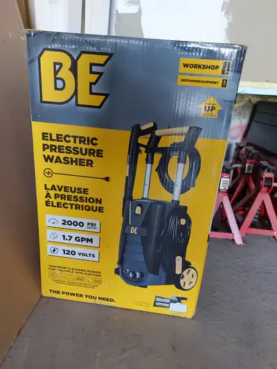 BE Power Equipment 2000 PSI Electric Pressure Washer, View more