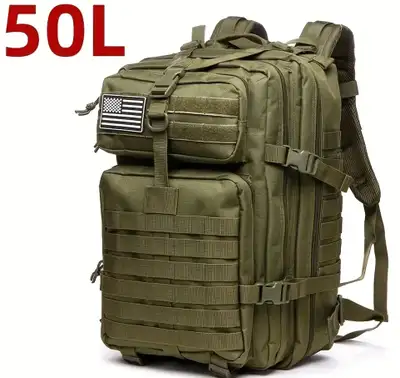 Brand new 50L Tactical Camping Backpack, View more