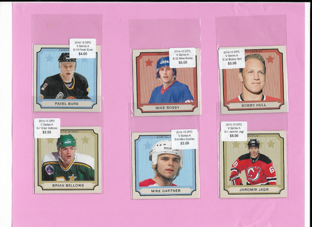 Hockey Cards: 2014-15 OPC V Series A Inserts (Gretzky, Hull etc) in Arts & Collectibles in Bedford - Image 3