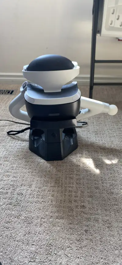 psvr headset with controllers, charging stand and psvr aim gun, View more