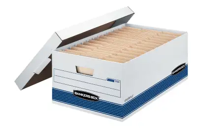 Bankers Box Large Storage Box (00702005) Brand New Never Used $10 each - (2 boxes are still availabl...
