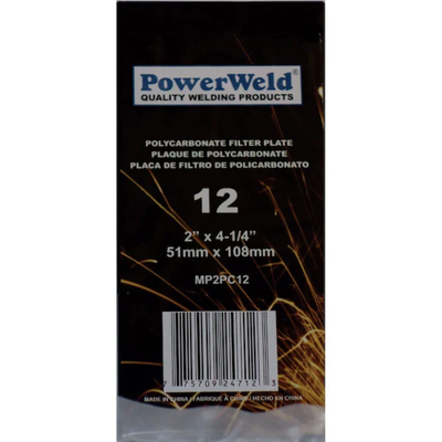 Powerweld Polycarbonate Filter Plate 2" x 4-1/4" Shade #12 – $1, View more